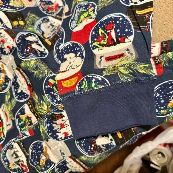Vera Bradley Snow Globes Holiday Pajamas Size L - NEW - Picture 7 of 10